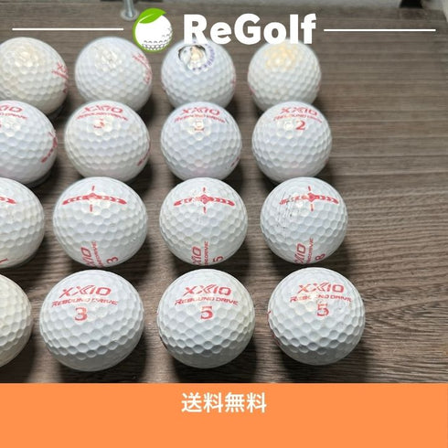 【中古】 【送料無料】 ロストボール XXIO ゼクシオ リバウンドドライブ プレミアムピンク 20球 ぉ試ランク ゴルフボール リゴルフ